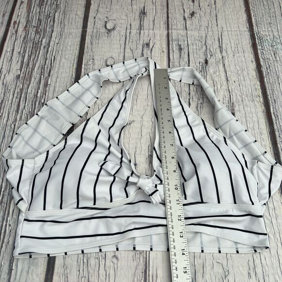 Women's Two Piece Bikini Swimsuit High Waisted Bottom Size 12(2XL) - Picture 6 of 12